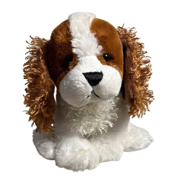Webkinz Cavalier King Charles Spaniel Plush Stuffed Animal Toy White & Brown - Picture 1 of 10